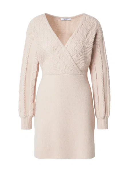 ABOUT YOU Rochie tricotat Camilla ecru