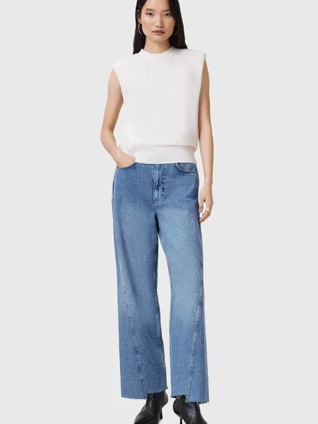 Дънки AllSaints FOX синьо