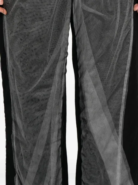 Pantaloni Quetsche din tul negru