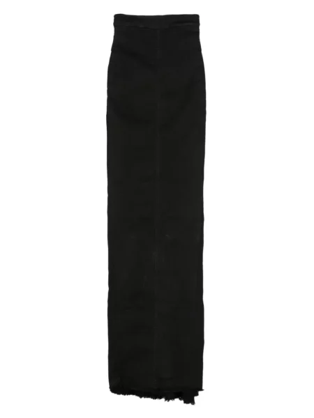 Maksi spódnica jeansowa Rick Owens czarna