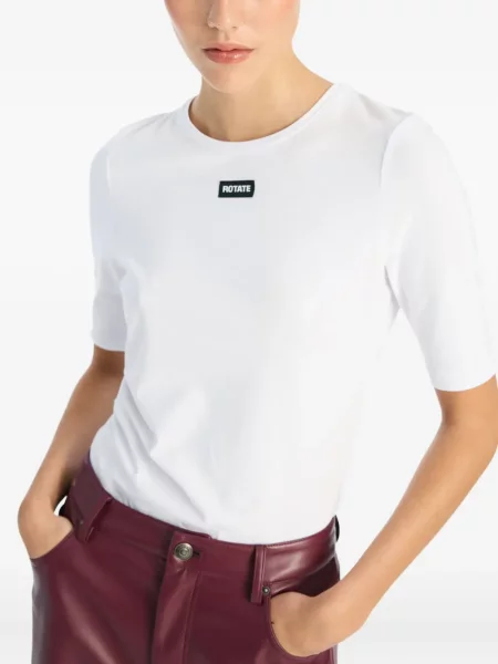Tricou Rotate Birger Christensen scurt alb