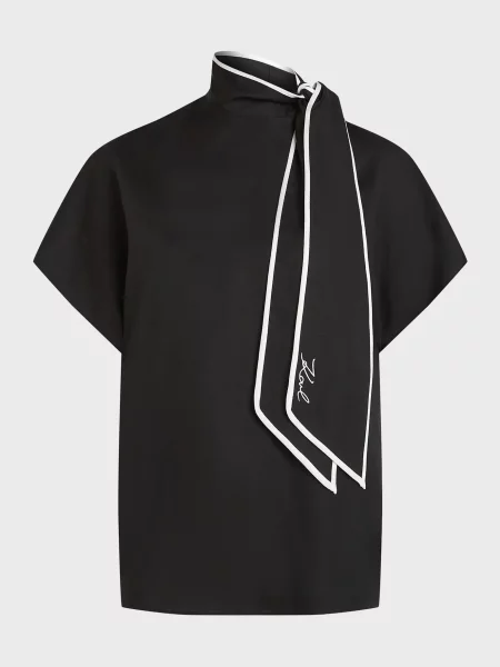 Блуза Karl Lagerfeld чорна
