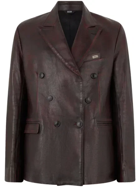 Sacou Gcds din piele roșu