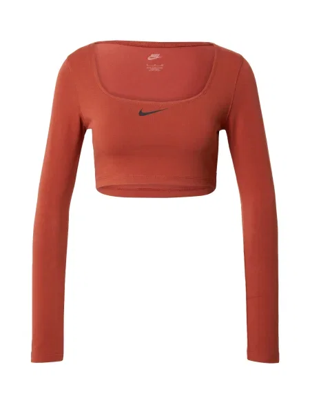 Nike Sportswear Tricou portocaliu închis negru