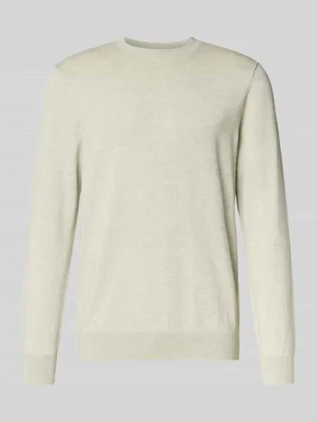 Sweter o kroju regular fit z mieszanki lyocellu z dodatkiem jedwabiu Profuomo