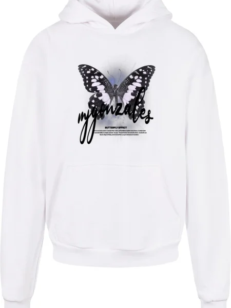 MJ Gonzales Mikina Metamorphose šedá / černá bílá