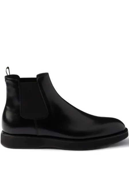 Botine chelsea Prada din piele negru