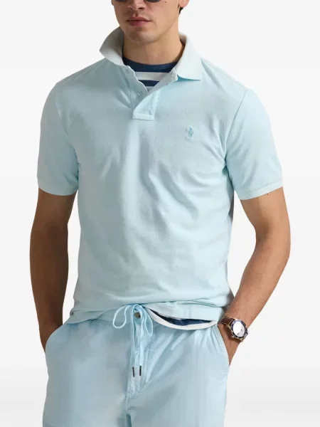 Scurt cămașă Polo Ralph Lauren cu cordon tricotate albastru