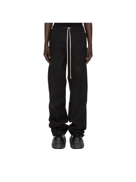 Spodnie Rick Owens ze sznurkiem czarne