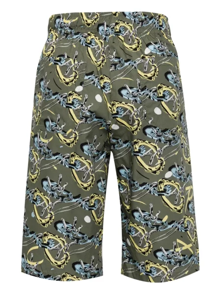 Raštuotos šortai A.p.c. žalia