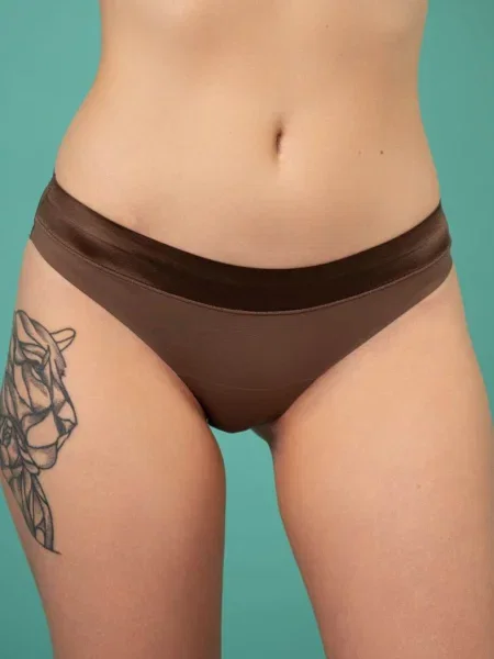 Трусики слип коричневі