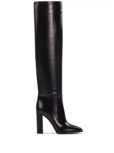 Botine Le Silla din piele negru