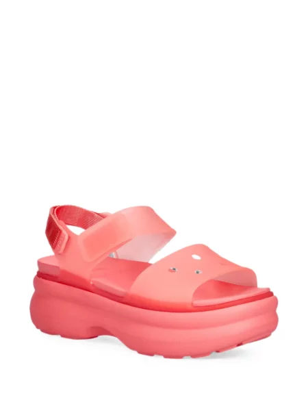 Σανδάλια Crocs με πλατφόρμα ροζ
