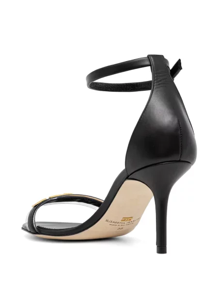 Sandale Elisabetta Franchi s autogramom crna
