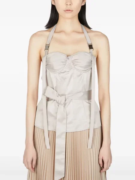 Top Rokh cu gât halter