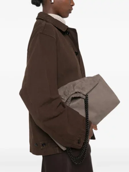 Colier Stella Mccartney cu volane gri
