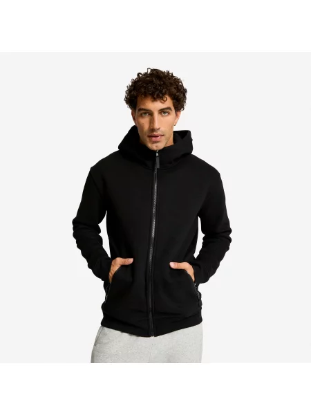 Bluza na z kapturem Domyos Gym & Pilates czarna