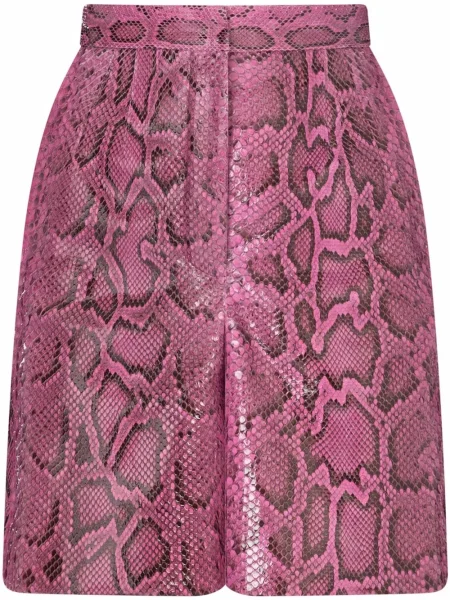 Bermudy Dolce And Gabbana z nadrukiem różowe