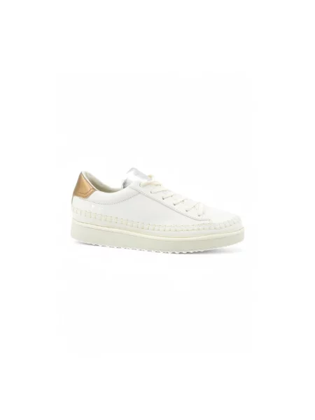 Sneakersy Panchic skórzane białe