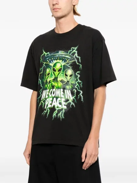 Tricou Melt cu imagine negru