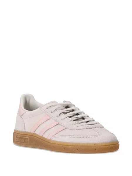 Sneakerși Adidas Adilette cu dungi din piele de căprioară slingback verde