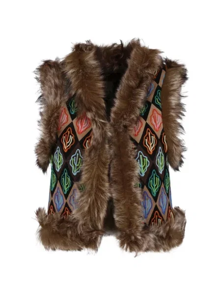 Kamizelka Golden Goose brązowa