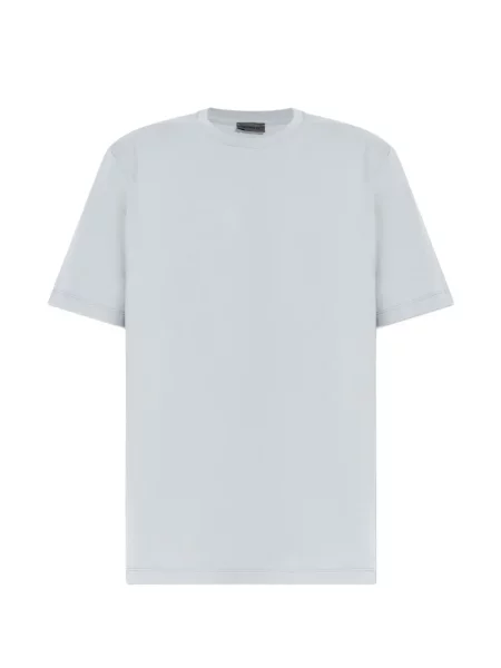Tricou Hanro cu decolteu rotund albastru