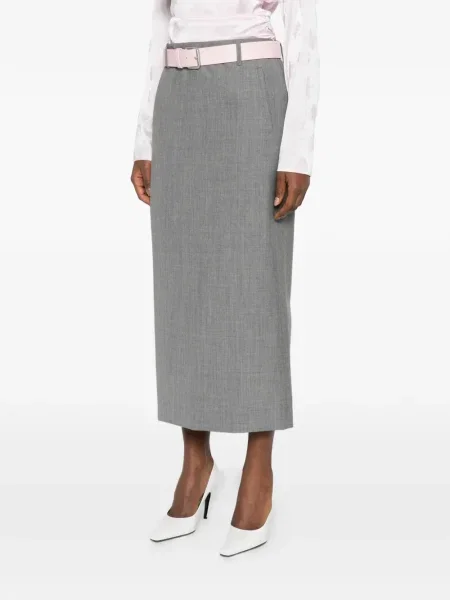 Fustă tip creion Moschino gri