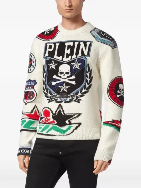 Pulover Philipp Plein cu petice