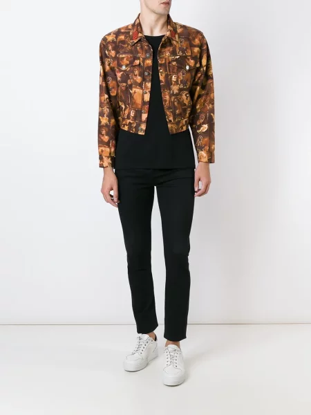 Džínová bunda Jean Paul Gaultier Pre-owned s potiskem