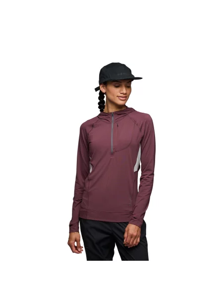 Bluza z kapturem Black Diamond Alpenglow Pro czarna