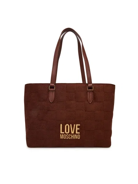 Kabelka Love Moschino hnedá