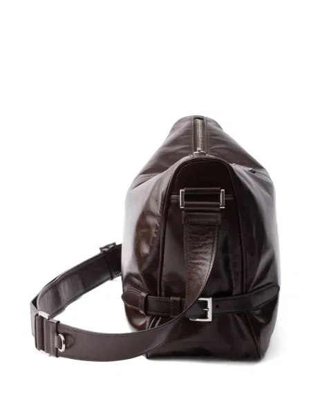 Geantă crossbody Prada din piele maro