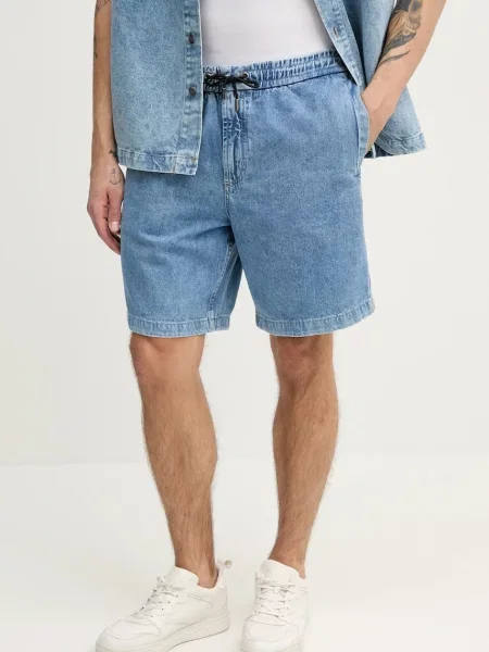 BOSS ORANGE De blugi pantaloni scurți Sandrew | Relaxed fit albastru