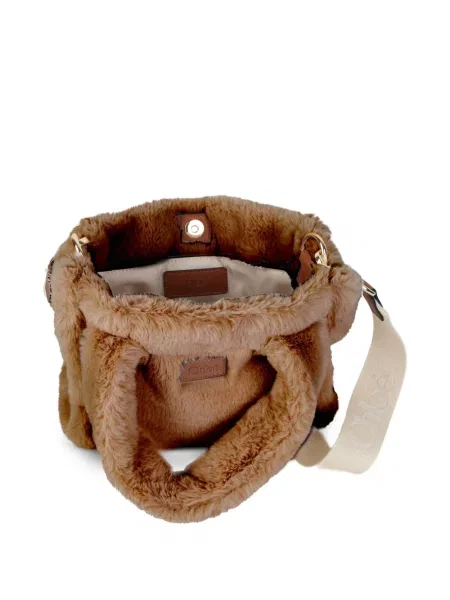Gyerek shopper táska Chloe barna