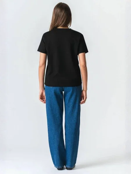 TEESHOPPEN Top Loose negru