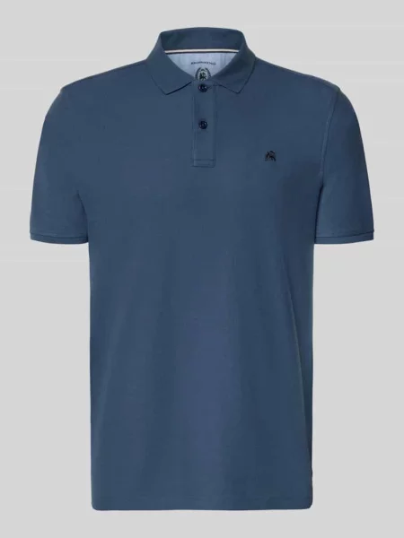 Koszulka polo o kroju regular fit z wyhaftowanym logo model „Performance” Lerros