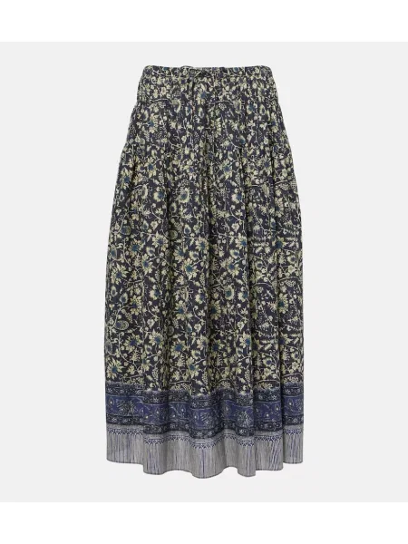 Plisirano krilo Ulla Johnson modra