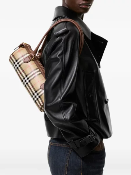 Torbica Burberry karirana
