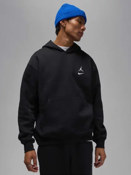 Флисовое худи Nike черное