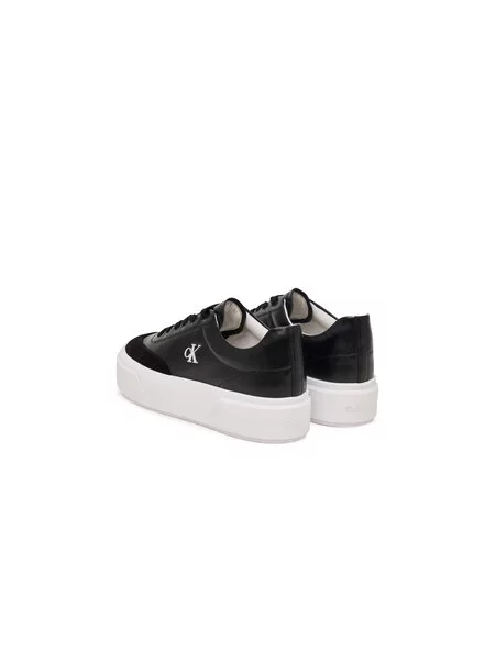 Calvin Klein Superge Flatform Lace Up Tcap Lth-Su črna