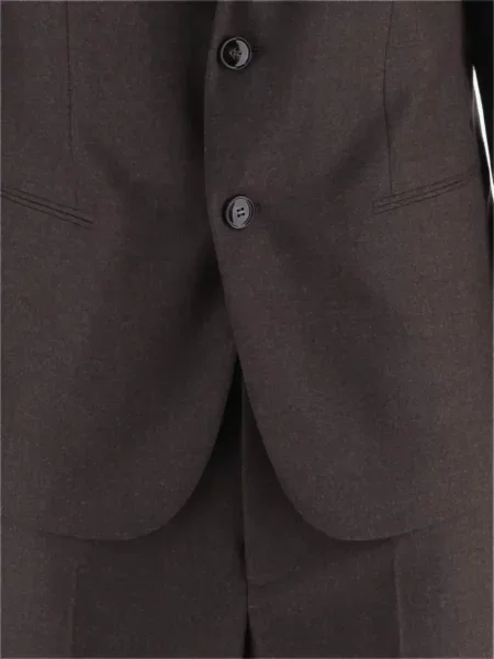 Costum Giorgio Armani de lână maro