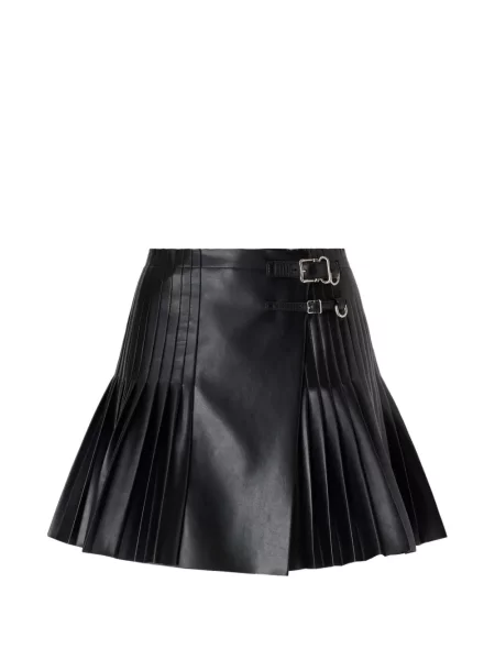 Fusta mini Ermanno Scervino cu cataramă negru