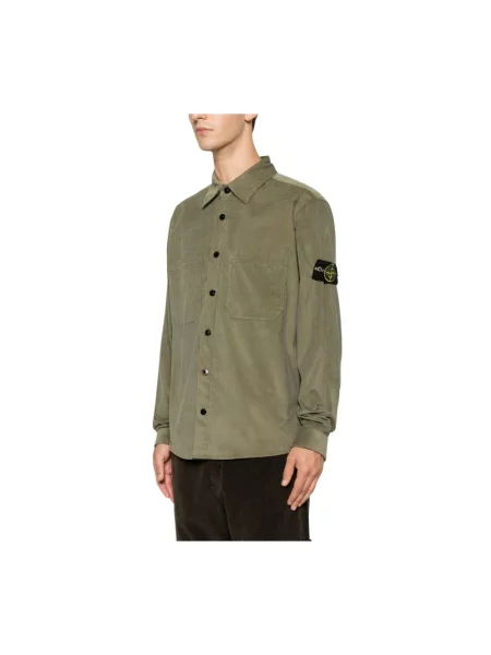 Lekka kurtka Stone Island z kamieniami zielona