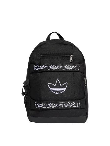 ADIDAS ORIGINALS Ruksak SKATE / bijela crna