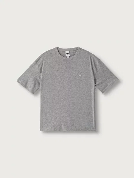 Adidas Originals tričko pánske s bavlnou Trefoil Essentials sivá