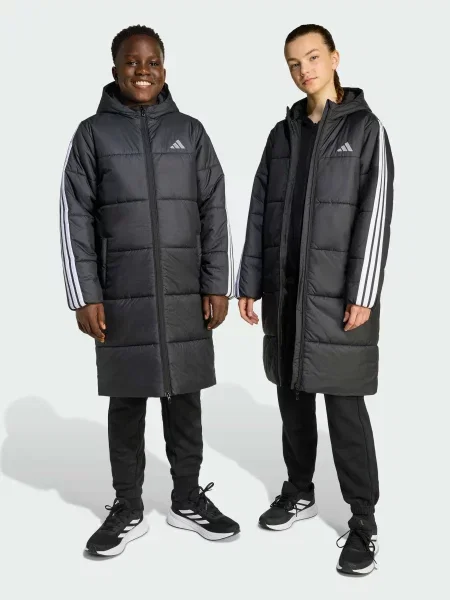 Дитяча Парка adidas комбінований верх чорний