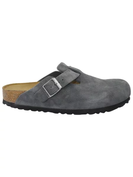 Sneakers Birkenstock Boston Suede Leather Charcoal EUR 39 sivá