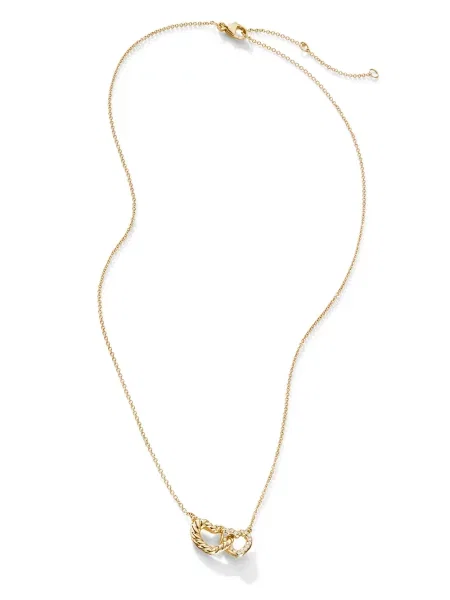 Naszyjnik David Yurman w serca żółty