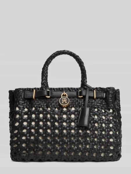Tommy Hilfiger torebka skórzana czarna